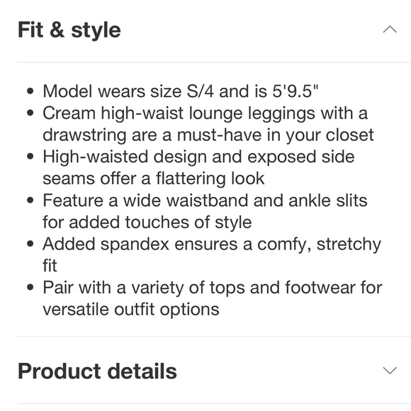 🎈3/$25🎈NWOT A New Day High Waisted Lounge Leggings - Picture 3 of 9